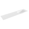 Mondiaz BIG small Talc solid surface inbouw wastafel 190cm rechts SW434304 Mondiaz BIG small Talc solid surface inbouw wastafel 190cm rechts SW434304
