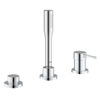 Grohe Essence New Set de finition pour robinet de bain sur gorge encastré 3 trous avec inverseur douchette à main et flexible 200cm chrome 0442595 Grohe Essence New Set de finition pour robinet de bain sur gorge encastré 3 trous avec inverseur douchette à main et flexible 200cm chrome 0442595