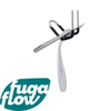 FugaFlow Efficiente Arredo Raclette de douche avec support ventouse chrome SW1123729