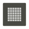 Xenz Soft douchebakafvoer Square cover mat zwart SW1002568