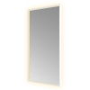 Hotbath &MORE Spiegel - 50x100cm - direct en indirect LED - color changing - spiegelverwarming - met afstandsbediening - mat wit SW1246050