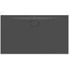 Villeroy & Boch Ecora douchebak - 140x80x3.5cm - afvoer lange zijde - anthracite (antraciet) SW1558949