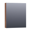 BRAUER Impress Deluxe armoire de toilette – 59 x 70 x 15 cm – LED directe – ouverture à droite – Forest Cacao SW371805