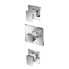 Hotbath Bro Mitigeur douche thermostatique encastrable avec 2 leviers chrome SW61922 Hotbath Bro Mitigeur douche thermostatique encastrable avec 2 leviers chrome SW61922