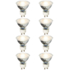 Luedd Lampe LED - ensemble de 8 - GU10 - 4W - 3000K - 310LM - dimmable SW1211314