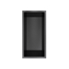 Hotbath &MORE Boîte encastrée ou niche encastrée 30x15x10cm PVD noir brossé SW1246537