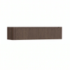 H&R Badmeubelen Juice Meuble sous vasque - 180x45x40cm - coins arrondis - 2 tiroirs - poignée intégrée - coffee SW1491233