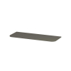 INK Concept R Wastafelblad - 120x45x1.7cm - tbv afgeronde onderkast - MDF lak - Mat beton groen SW1406207