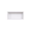 Zeza Arte Niche encastrée - 30x15x10cm - solid surface - blanc mat SW1472197