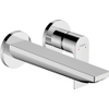 Hansgrohe Rebris e 1 greeps wastafelkraan - inbouw - wandmontage - met uitloop 20 cm - hoogglans chroom SW796442