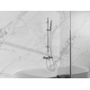 Fortifura Calvi Badkraan - met glijstangset - staafhanddouche - gladde doucheslang - hoogglans chroom SW997405