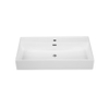Saniclass Legend Lavabo pour meuble - 61x47x12cm - avec trop-plein - 1 vasque - 1 trou de robinet - céramique - blanc brillant SW1382541
