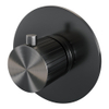 BRAUER Stripe Thermostat encastrable - pièces d'encastrement et de finition - gunmetal brossé PVD SW1434977