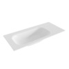 Mondiaz BIG small Talc solid surface inbouw wastafel 100cm links SW428218 Mondiaz BIG small Talc solid surface inbouw wastafel 100cm links SW428218