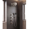Uniforma inbouw regendoucheset – thermostatisch – Ø32 cm hoofddouche met waterval – handdouche met houder – geborsteld RVS SW1578141