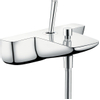 Hansgrohe PuraVida Mitigeur bain mural avec inverseur et connexions chrome 0451074 Hansgrohe PuraVida Mitigeur bain mural avec inverseur et connexions chrome 0451074