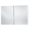 Differnz somero armoire de toilette fsc 100 cm blanc brillant SW705551
