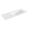 Mondiaz BIG small Talc solid surface inbouw wastafel 120cm rechts SW429709 Mondiaz BIG small Talc solid surface inbouw wastafel 120cm rechts SW429709