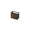 INK Wastafelonderkast - 80x45x65cm - 2 lades - push to open - verticaal gefreesd - Eiken - Charcoal SW693469