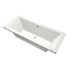 Xenz Society Baignoire duo - 190x80x53 - bonde centrale - acrylique - blanc mat SW103097