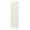Plieger Cavallino Retto radiateur design vertical double raccordement central 1800x602mm 1549W pergamon (RAL9001) 7253047