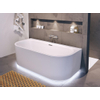Riho Desire back to wall half vrijstaand ligbad met overloop 180x84cm met Sifon met Chroom badvuller met LED plint Glans Wit SW733779 Riho Desire back to wall half vrijstaand ligbad met overloop 180x84cm met Sifon met Chroom badvuller met LED plint Glans Wit SW733779