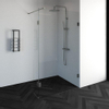 Saniclass Create inloopdouche 120x200cm profielloos met 30cm draaibare zijwand antikalk en 8mm veiligheidsglas geborsteld RVS SW223924 Saniclass Create inloopdouche 120x200cm profielloos met 30cm draaibare zijwand antikalk en 8mm veiligheidsglas geborsteld RVS SW223924