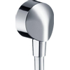 Hansgrohe Fixfit muuraansluitbocht 1/2 met terugslagklep chroom 0603422 Hansgrohe Fixfit muuraansluitbocht 1/2 met terugslagklep chroom 0603422