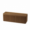 Royal Plaza Terra Edge Ensemble meuble de salle de bains - 140x45.5x46cm - plan de toilette - 2 tiroirs - sandwood (chêne clair) SW1471952