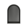 Hotbath &MORE Inbouwbox of inbouwnis Toogmodel - 30x45x10cm - PVD - geborsteld gunmetal (antraciet) SW1246510
