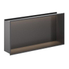 Crosswater Douche Nis - 61x30.5cm - LED-lichtstrip - slate gunmetal (antraciet) SW1176236