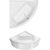 Villeroy en Boch Subway kunststof hoekbad acryl 130x130cm wit 0942205 Villeroy en Boch Subway kunststof hoekbad acryl 130x130cm wit 0942205