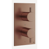 Crosswater MPRO robinet de douche - encastré - vertical - 2 fonctions - bronze brossé SW928237