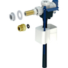 Geberit Type 333 vlotterkraan Type 333 - met zijaansluiting 3/8 en 1/2 nippel is van - messing (chroom) SW333837
