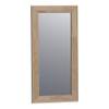 Miroir BRAUER Citrine - 40x80cm - rectangulaire - cadre en chêne gris à assemblage à dents de scie SW27892