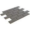 The Mosaic Factory Paris mozaïektegel - 28.8x29.4cm - wandtegel - Rechthoek - Porselein Light Grey Glans SW258551