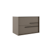 Saniclass Prime Essential Wastafelonderkast - 80x55x46cm - 2 lades - Standaard greep - MDF - taupe SW892665