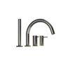 Hotbath Archie badrandcombinatie een hendel mengkraan met uitloop en 2 functies omstel RVS SW230328 Hotbath Archie badrandcombinatie een hendel mengkraan met uitloop en 2 functies omstel RVS SW230328