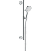 Hansgrohe Raindance select s 120 ensemble barre de douche ecosmart comfort 65 cm. chr-blanc SW66589