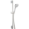 Xenz Pure Ensemble barre de douche 70cm avec prise murale intégrée chrome Brillant SW104785