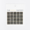 ÉCHANTILLON The Mosaic Factory Amsterdam carreau de mosaïque 2x2x0.4cm pour mur et sol pour intérieur et extérieur carré Verre Gris SW861826
