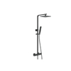 Adema Alcedo regendoucheset met thermostaat hoofddouche staaf handdouche vierkant zwart mat SW377849 Adema Alcedo regendoucheset met thermostaat hoofddouche staaf handdouche vierkant zwart mat SW377849