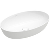Villeroy & Boch Artis opzetwastafel ovaal - 61x41cm - zonder overloop CeramicPlus - White Alpine (glans wit) 1025295