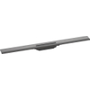 Hansgrohe RainDrain Flex Douchegoot - 90cm - inkortbaar - wandmontage - brushed black chrome SW1590360
