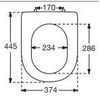 Villeroy & Boch Hommage closetzitting - voor 6661 6662 noten 0949643