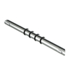 Geesa Hotel Repose-pieds pour angle de douche encastré Chrome GA14963