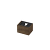 INK Wastafelonderkast - 60x45x40cm - 1 lade - greeploos - met houten keerlijst - MDF - Chocolate SW493467