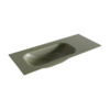 Mondiaz BIG small Army solid surface inbouw wastafel 110cm links SW428933 Mondiaz BIG small Army solid surface inbouw wastafel 110cm links SW428933