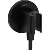 Hansgrohe Fixfit s - handdouchehouder - inclusief muuraansluitbocht - mat zwart SW773905