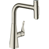 Hansgrohe M71 M7117-H240 1-gats keukenkraan m. uittrekbare handdouche m. 110°/150° draaibare uitloop RVS SW241722